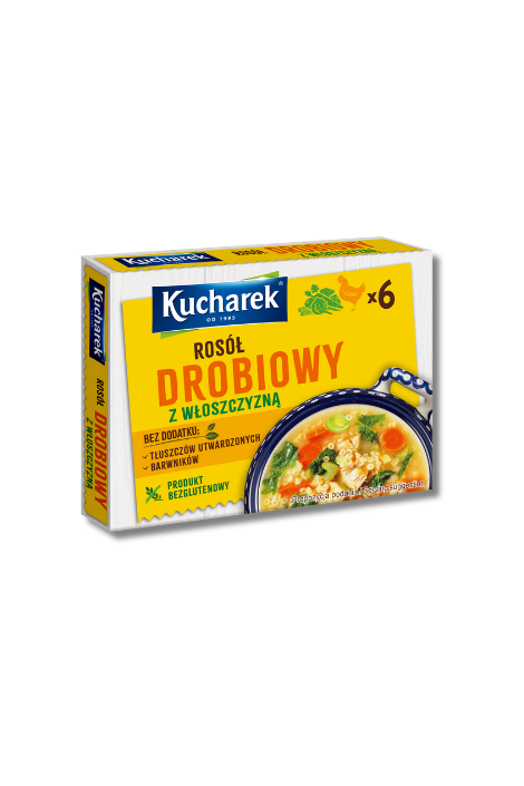 Rosół drobiowy z włoszczyzną
