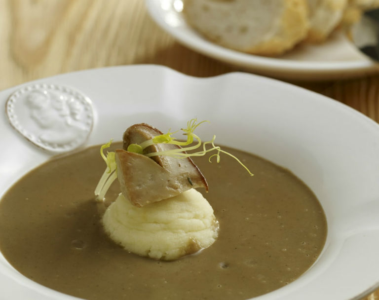 Polski krem borowikowo-pieczarkowy