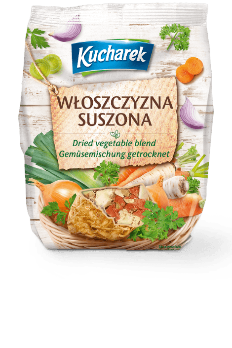Dried soup vegetables