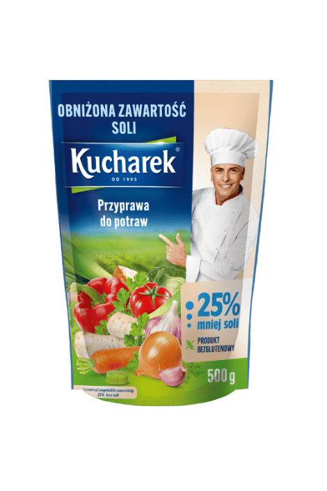 Przyprawa do Potraw Kucharek 25% mniej soli